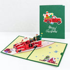 CouldNook Christmas Pop Up Greeting Card - Dimensional Holiday Scenes