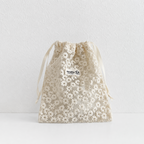 CouldNook Daisy Mesh Drawstring Organizer Bag - Ribbon Closure