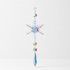 CouldNook Snowflake Crystal Suncatcher Ornament - Four Hanging Designs