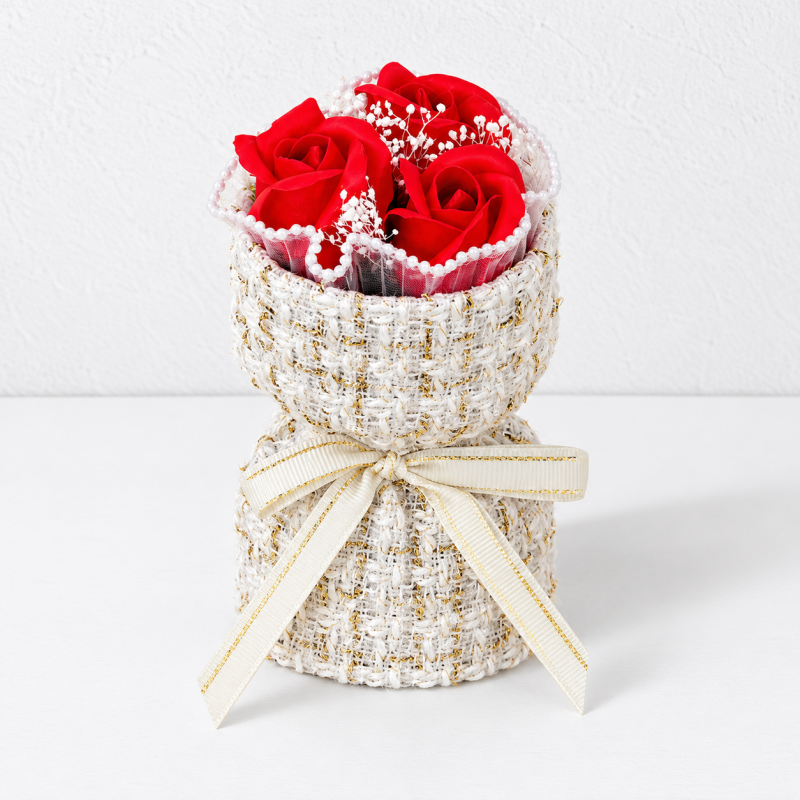 CouldNook Soap Rose Bouquet - Three Flower Arrangement