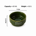 CouldNook Lettered Sauce Bowl - Round Diner Style