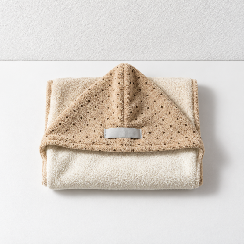 CouldNook Printed Hair Wrap - Double-Layer Wide Tail