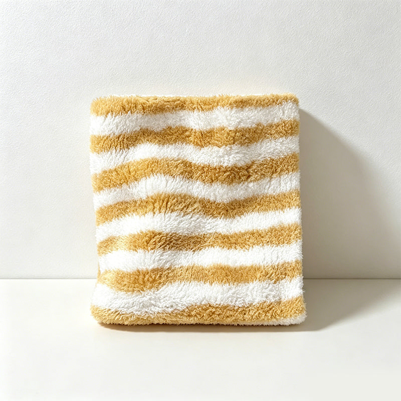 CouldNook Coral Fleece Hanging Hand Towel - Absorbent Kitchen Hand Cloth