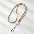CouldNook Rhinestones Set Neck Phone Lanyard with Heart-Shaped Links
