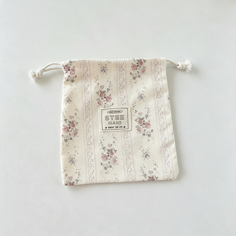 CouldNook Pastel Scenic Drawstring Organizer Bag - Tidy Daily Companion