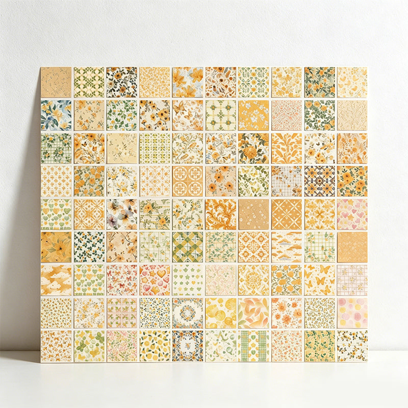 CouldNook Vintage Floral Paper Brick- Journal Scrapbook Crafts