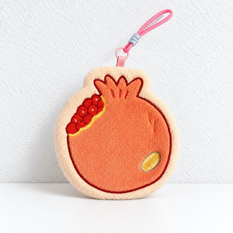 CouldNook Fruit Hand Towel - Sliced Motifs and Hanging Cords
