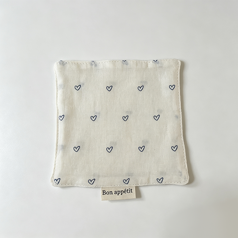 CouldNook Checked Drink Coaster - Warm Table Accent