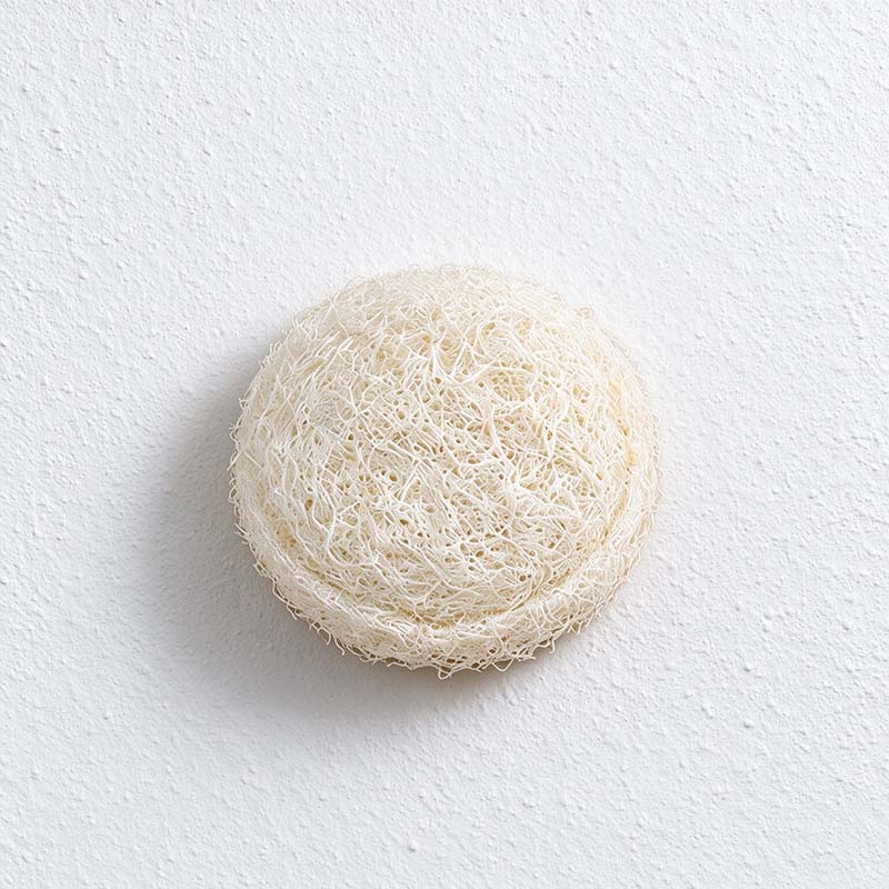 CouldNook Loofah Pot Brush - Replaceable Round Scrubbing Head