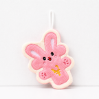 CouldNook Cartoon Coral Fleece Hand Towel‑Hanging Absorbent Cloth