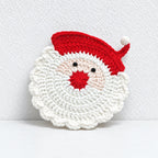 CouldNook Yarn Coaster - Animal Faces and Fringed Tabletop Motifs