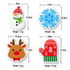Christmas Dishwashing Sponges in Four Festive Shapes