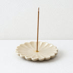 CouldNook Flower Incense Holder - Glazed Petal Dish