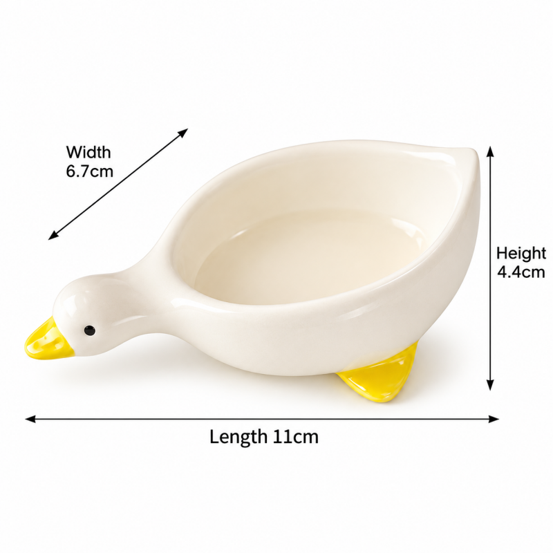 CouldNook Duck Sauce Dish - Sculpted Bird Shape