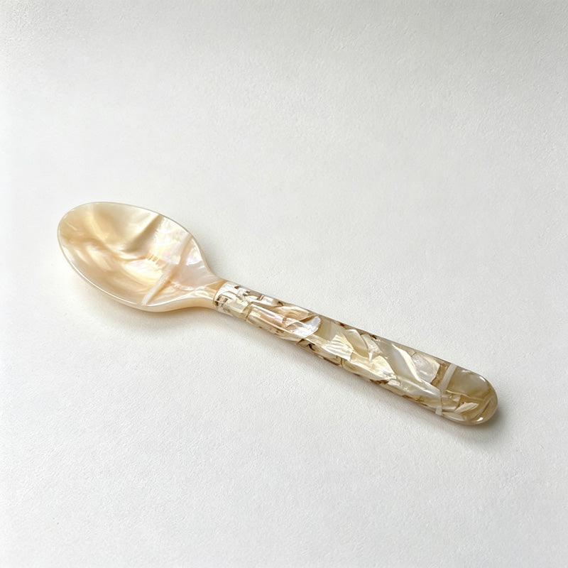 CouldNook Shell Dessert Spoon - Long Mosaic Handle Gift Options