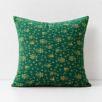 CouldNook Seasonal Pattern Cushion - Plaid Checks And Raised Festive Motifs
