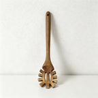 CouldNook Acacia Wood Kitchen Utensil - Slotted Spoon Collection