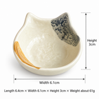 CouldNook Cat Dipping Dish - Head and Reclining Shapes