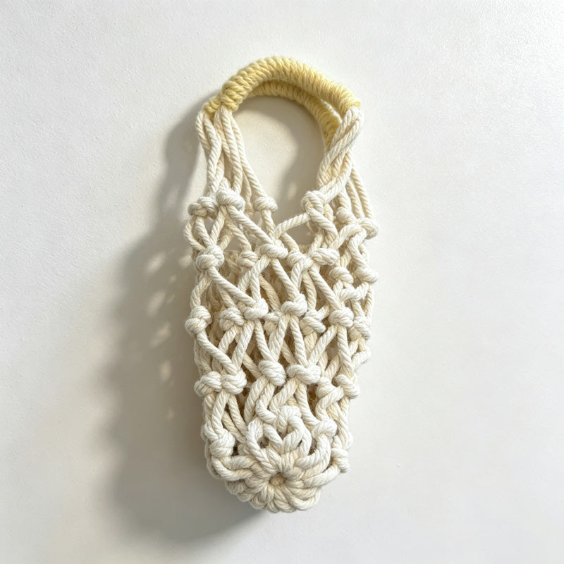 CouldNook Knotted Cup Carrier - Double Handle Bottle Sling