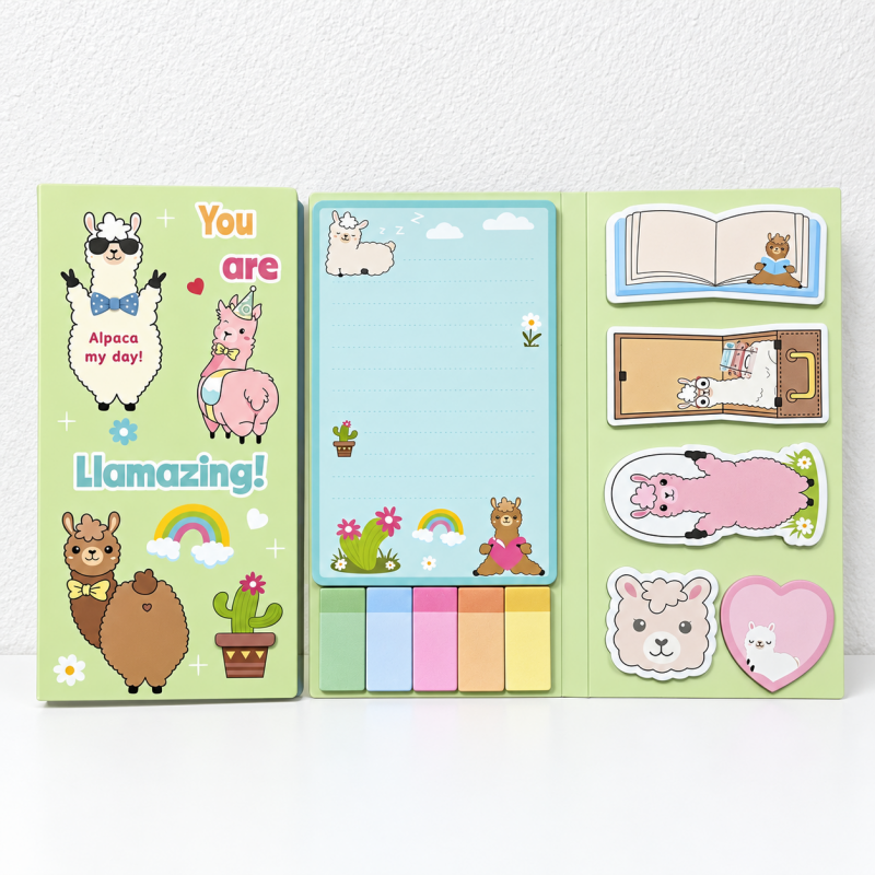 CouldNook Themed Sticky Note Set - Illustrated Combination Pack