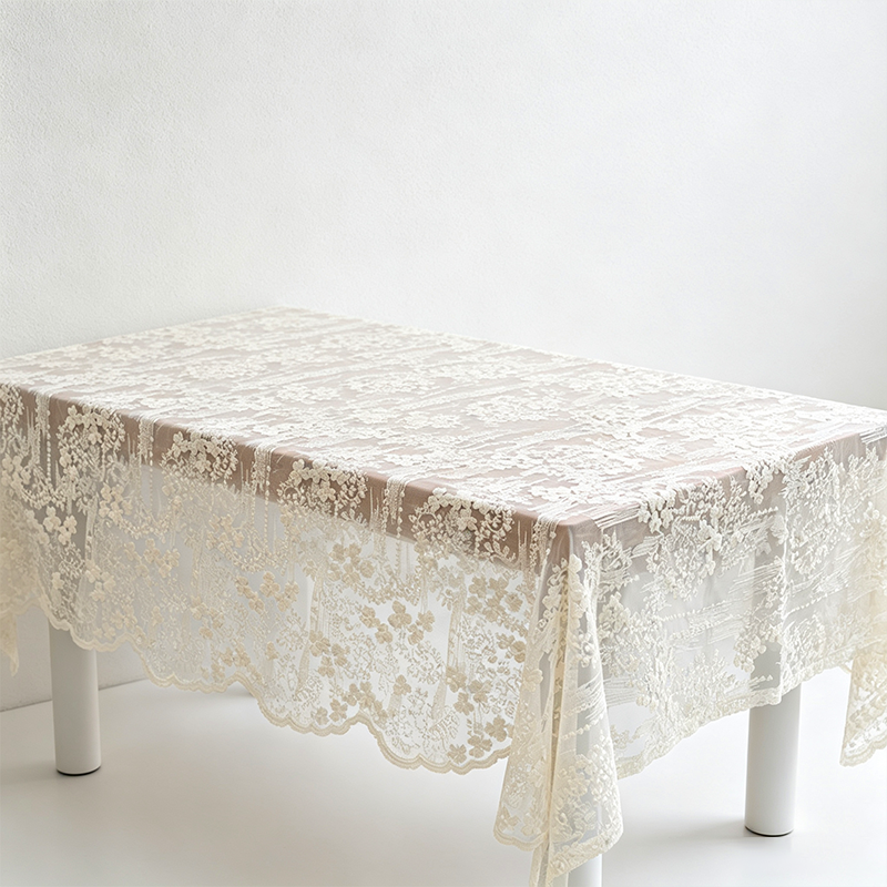 CouldNook Lace Tablecloth - Warm Dining Accent