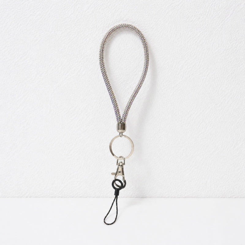 CouldNook Rhinestone Wrist Lanyard Strap - Keyring and Clasp