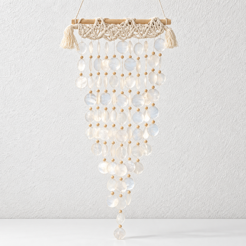 CouldNook Disc Wind Chime - Cascading Discs And Decorative Hanging Framework