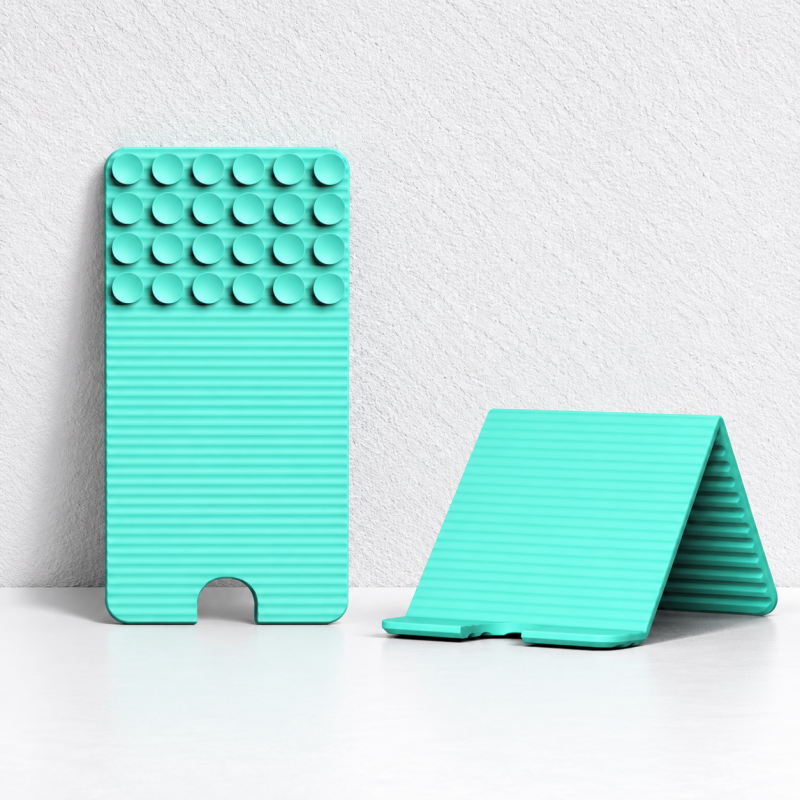 CouldNook Flexible Silicone Phone Stand - Bendable Support and Suction Cup Surface