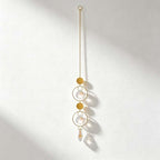 CouldNook Crystal Ring Suncatcher - Geometric Window Hanging Drops
