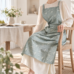 CouldNook Printed Cotton Apron - Three Sleeveless Designs Collection