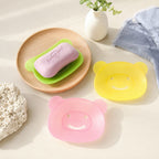 CouldNook Bear Shaped Plastic Soap Dish - Elevated Interior Surface