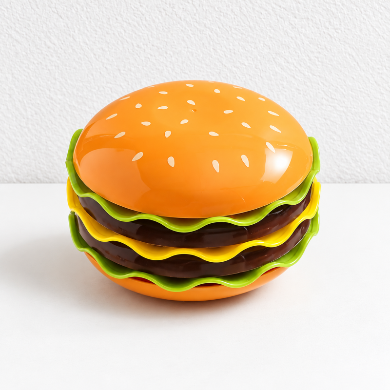 CouldNook Hamburger Dish Set - Stackable Serving Layers
