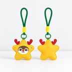 CouldNook Christmas Hanging Charm - Colorful PU Shapes and Cord Loop