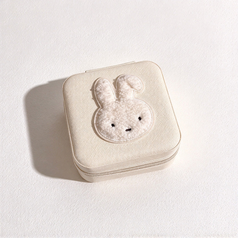 CouldNook Rabbit Jewelry Box - Textured Applique and Divided Interior