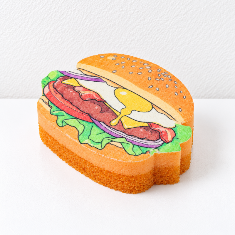 Burger and Donut Dishwashing Sponges