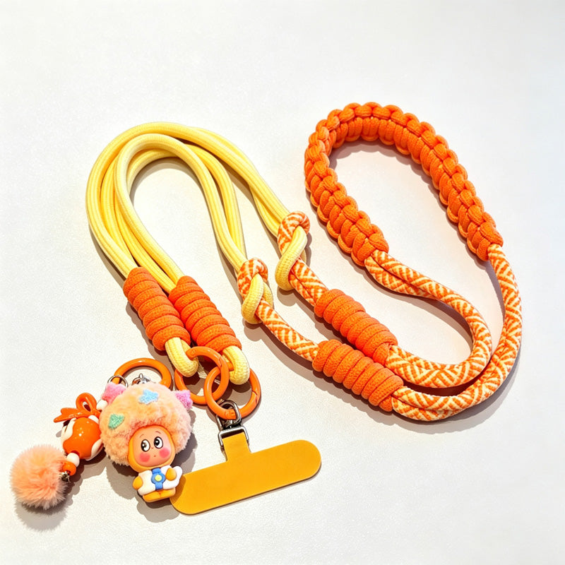CouldNook Character Charm Phone Strap - Braided Shoulder Cord