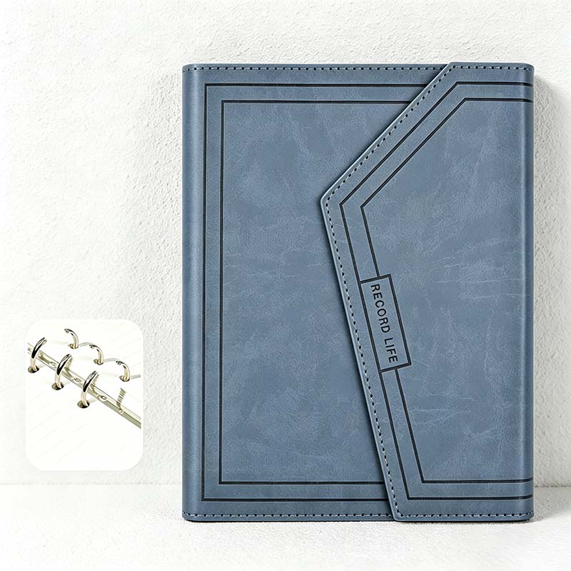 CouldNook A5 Ring Binder Notebook - Tri-Fold Pocket Cover