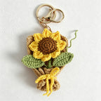 CouldNook Yarn Mini Flower Bouquet Keychain - Seven Bloom Designs