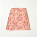 CouldNook Toile Waist Apron - Scenic Ruffle Serving Layer