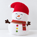 CouldNook Christmas Character Cushion - Smiling Faces And Shaped Festive Outlines