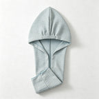CouldNook Waffle Hair Towel Wrap - Hooded Drying Cap
