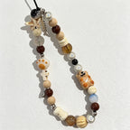 CouldNook Dog and Fishbone Beaded Phone Charm - Loop Cord Attachment