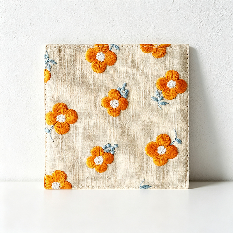 CouldNook Floral Drink Coaster - Warm Table Accent