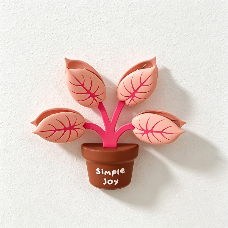 CouldNook Potted Leaf Magnetic Bag Clip - Two Color Designs