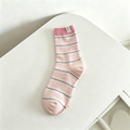 CouldNook Striped Rib Crew Socks - Everyday Shoe Accent