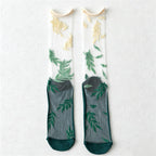 CouldNook Graphic Knee-High Socks-Knee High Length