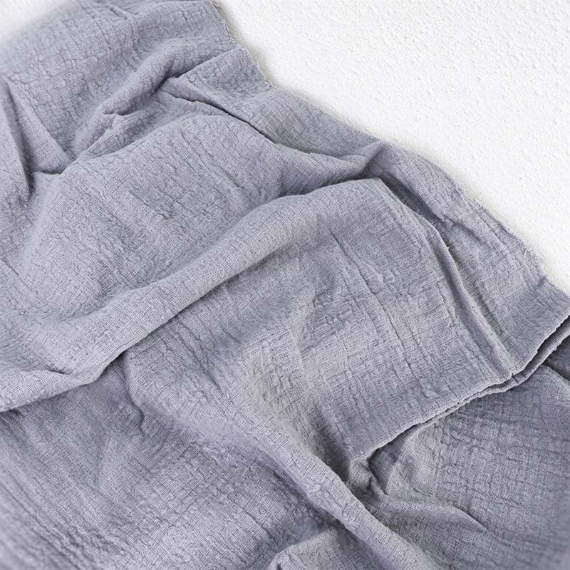 CouldNook Textured Table Cloth - Solid Colors and Soft Frayed Edges