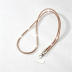 CouldNook Rhinestones Set Crossbody Phone Strap with Square Rhinestones Accents