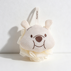 CouldNook Animal Flower Bath Pouf - Double Sided Designs