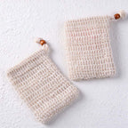 CouldNook Drawstring Soap Bag - Open Mesh and Hanging Cord Detail